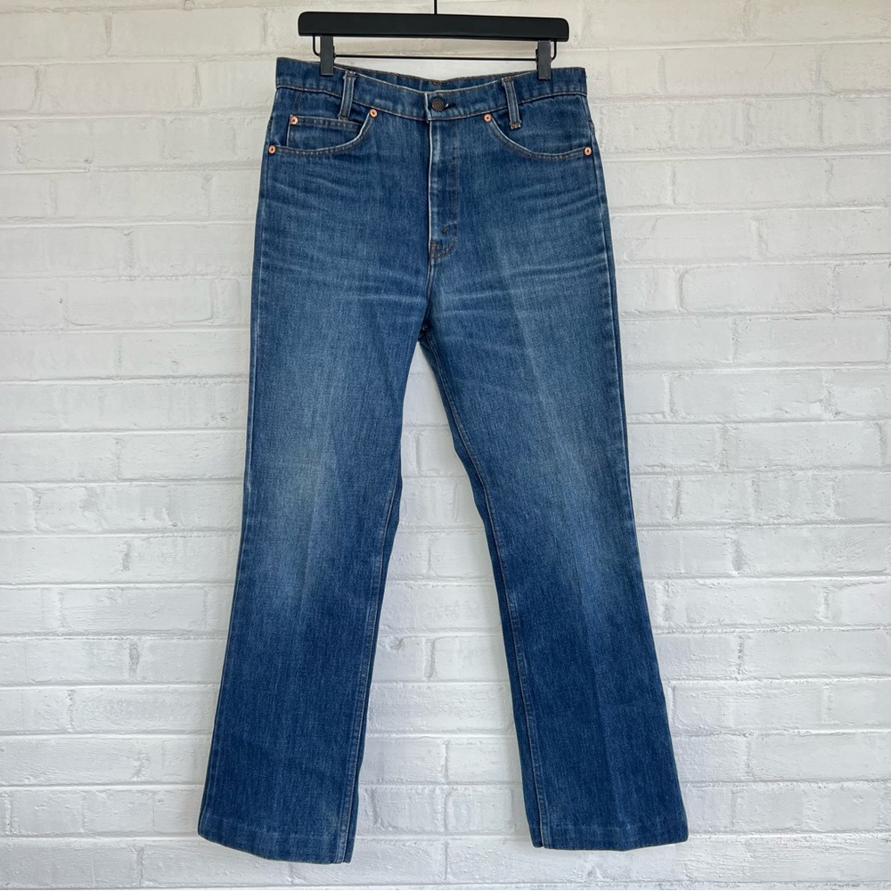 Vintage Plain Pockets denim jeans